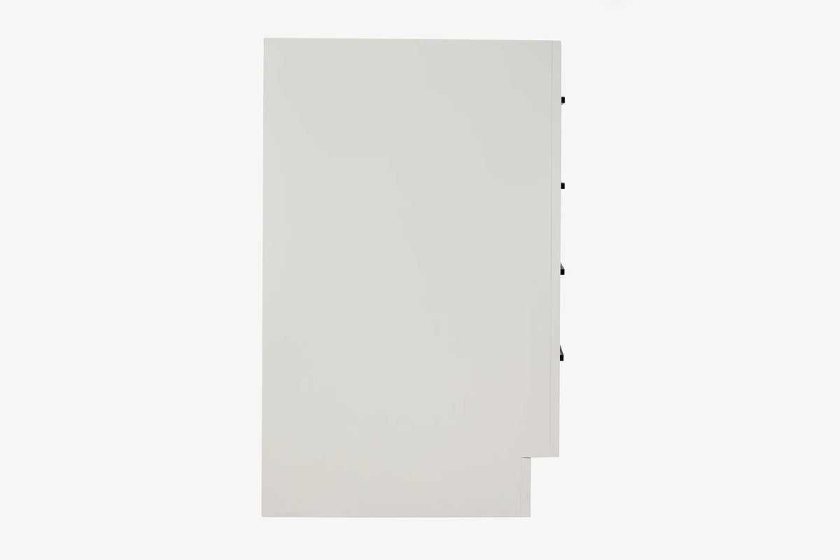 Ariel hepburn 66 inch single sink base cabinet in white