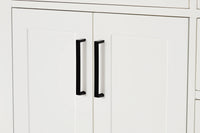 Ariel hepburn 66 inch single sink base cabinet in white