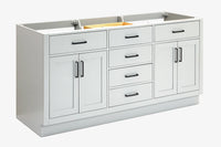 Ariel hepburn  71-72 in. double sink base cabinet