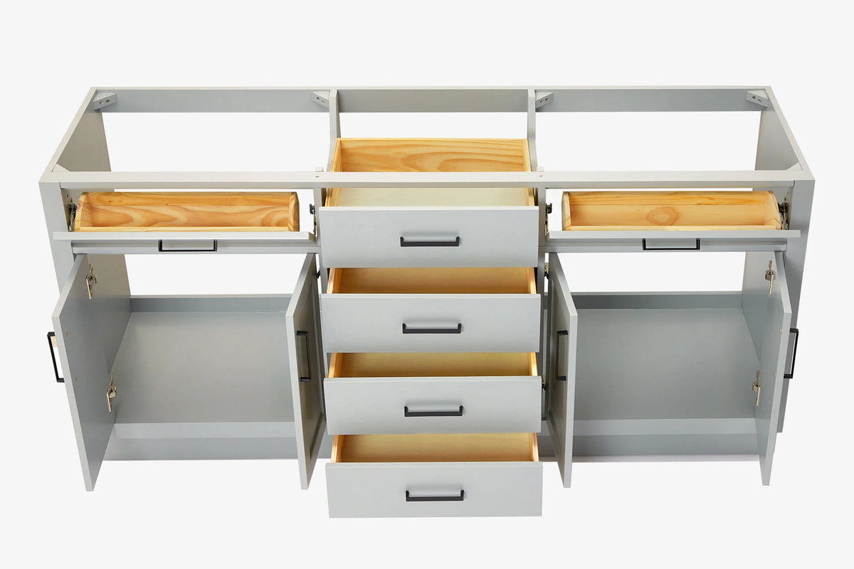 Ariel hepburn  71-72 in. double sink base cabinet