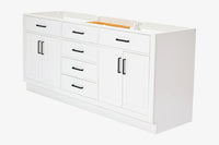 Ariel hepburn  71-72 in. double sink base cabinet