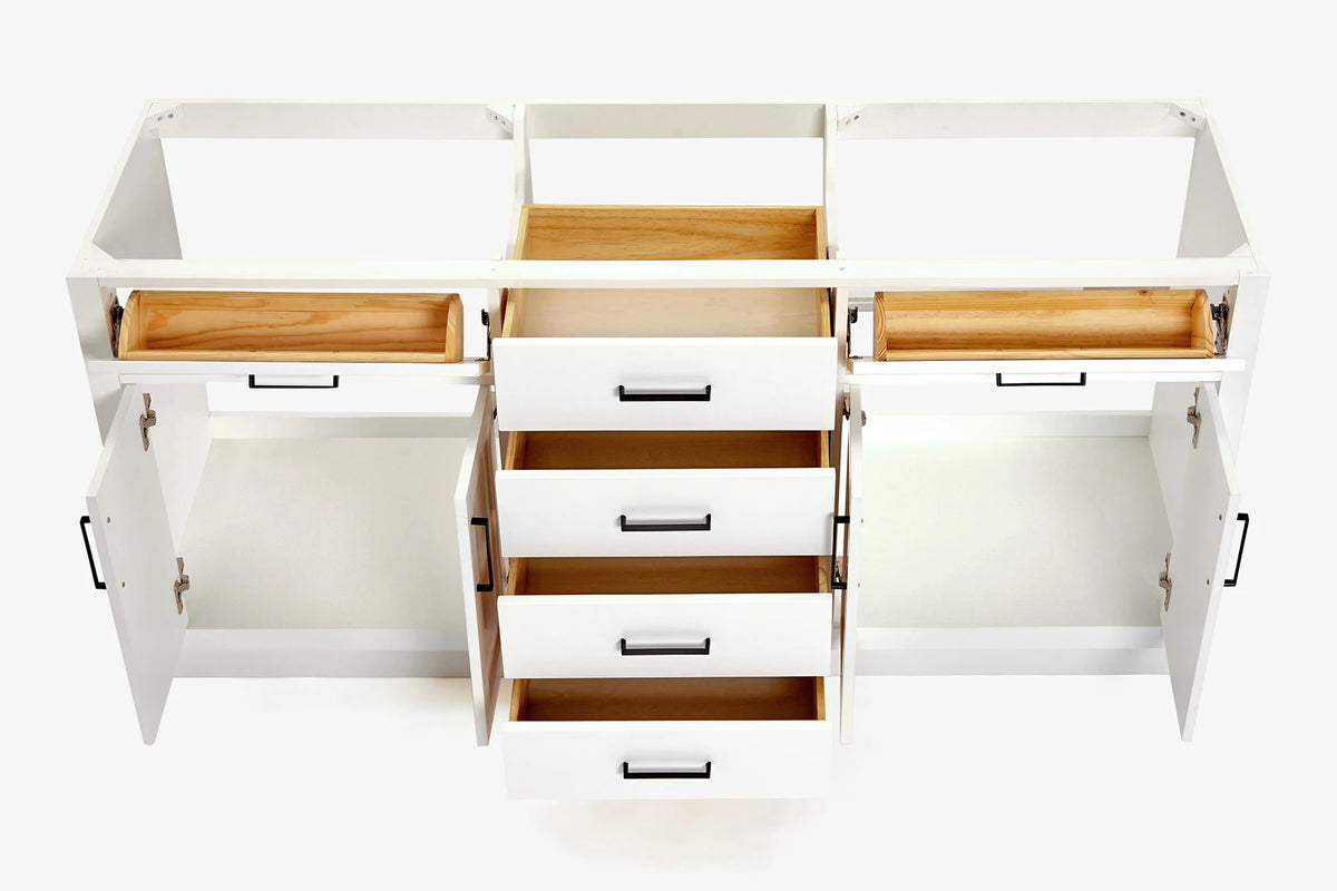 Ariel hepburn  71-72 in. double sink base cabinet