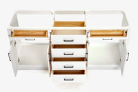 Ariel hepburn  71-72 in. double sink base cabinet