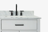 Ariel hepburn  71-73 in. double rectangle sink vanity with 0.75-1.5 in countertop