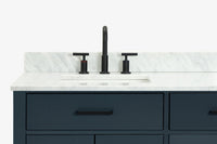Ariel hepburn  71-73 in. double rectangle sink vanity with 0.75-1.5 in countertop