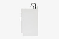 Ariel hepburn  71-73 in. double rectangle sink vanity with 0.75-1.5 in countertop