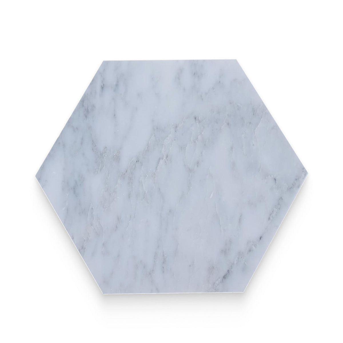 Bianco Bello Hexagon Marble Tile