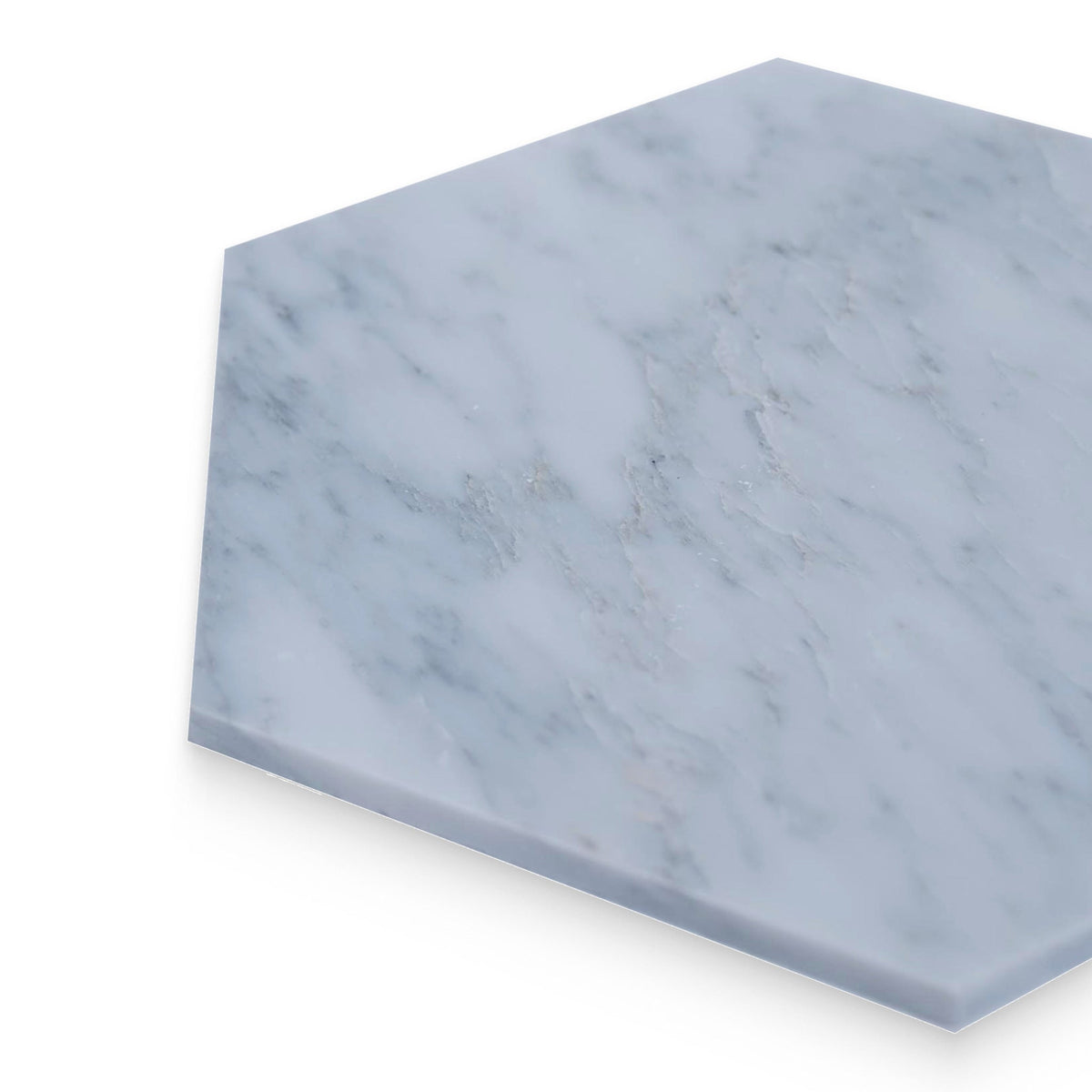 Bianco Bello Hexagon Marble Tile