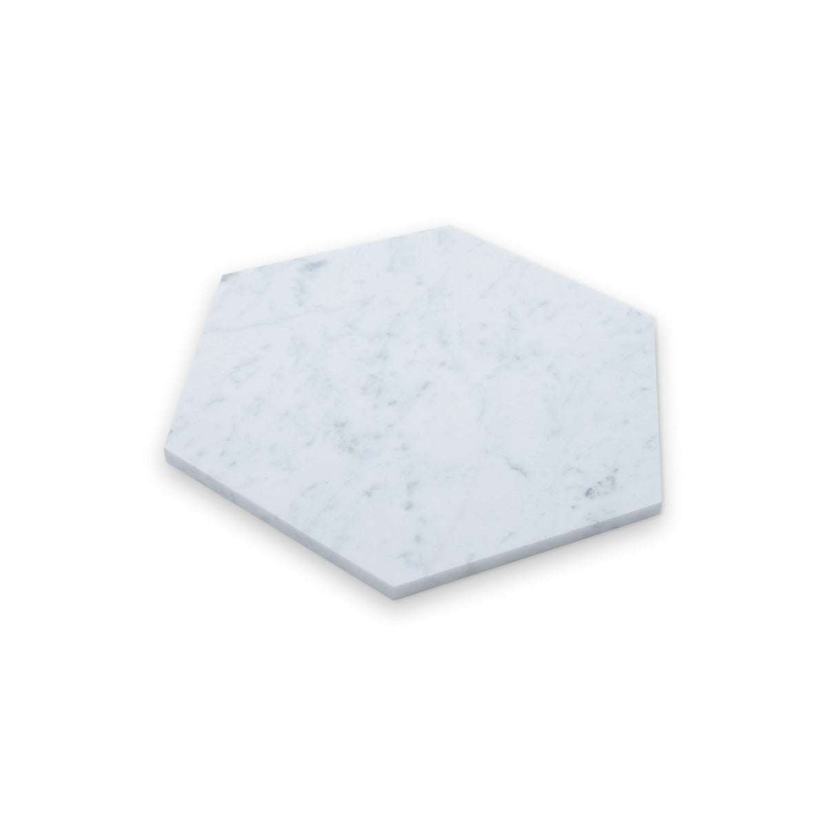 Carrara White Hexagon Marble Tile