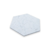 Carrara White Hexagon Marble Tile