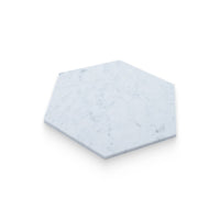 Carrara White Hexagon Marble Tile