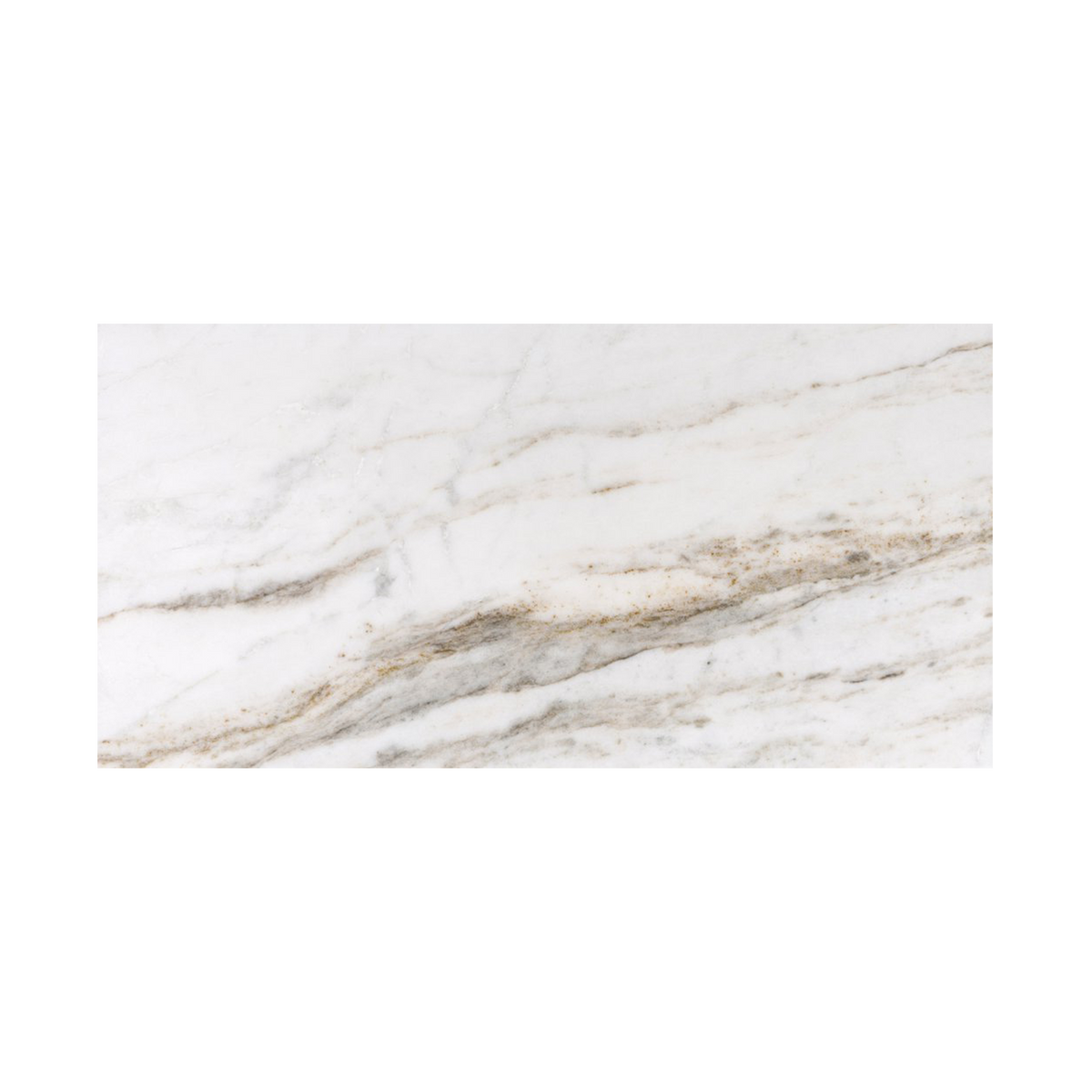 Daphne White 4x12 Polished Rectangle Tile