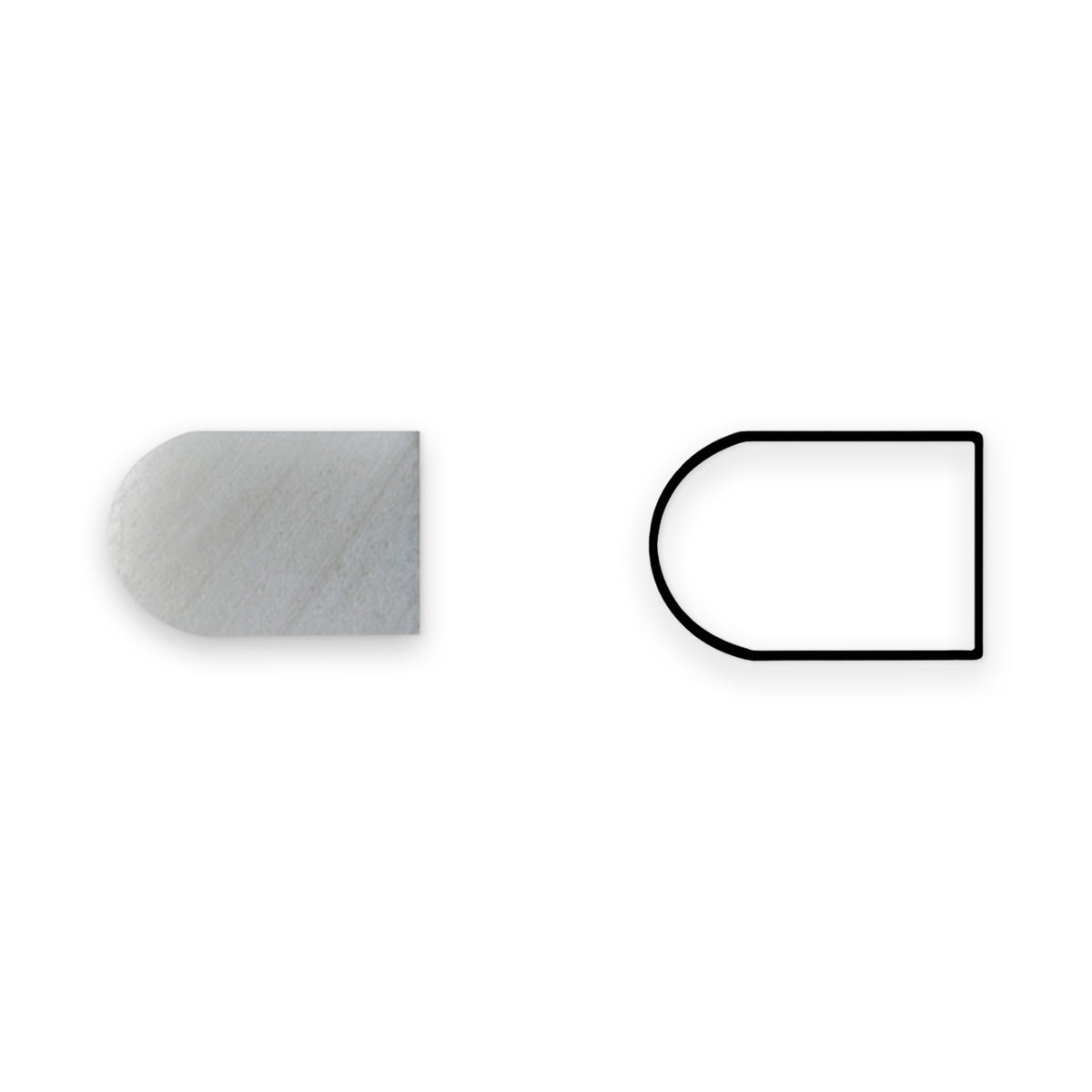 Carrara White Marble Trim