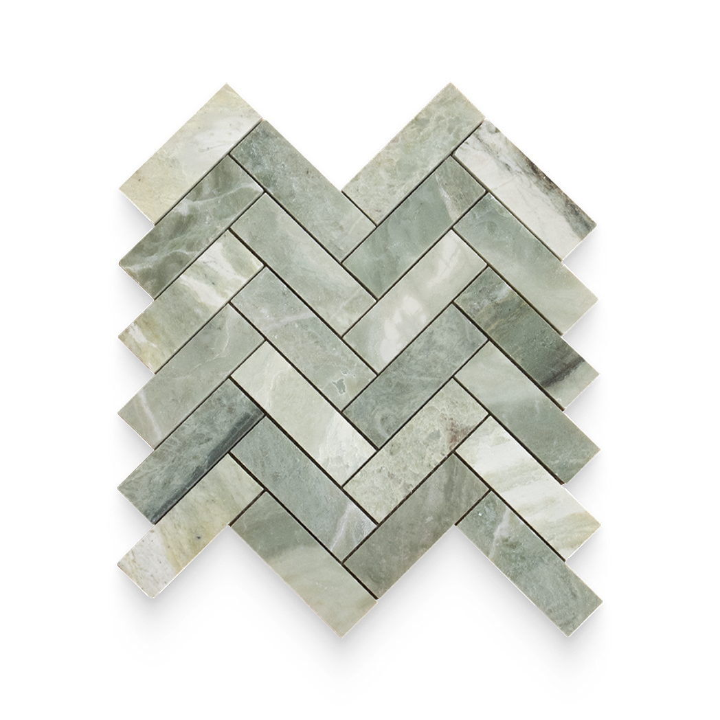Verde Matcha Marble Mosaic