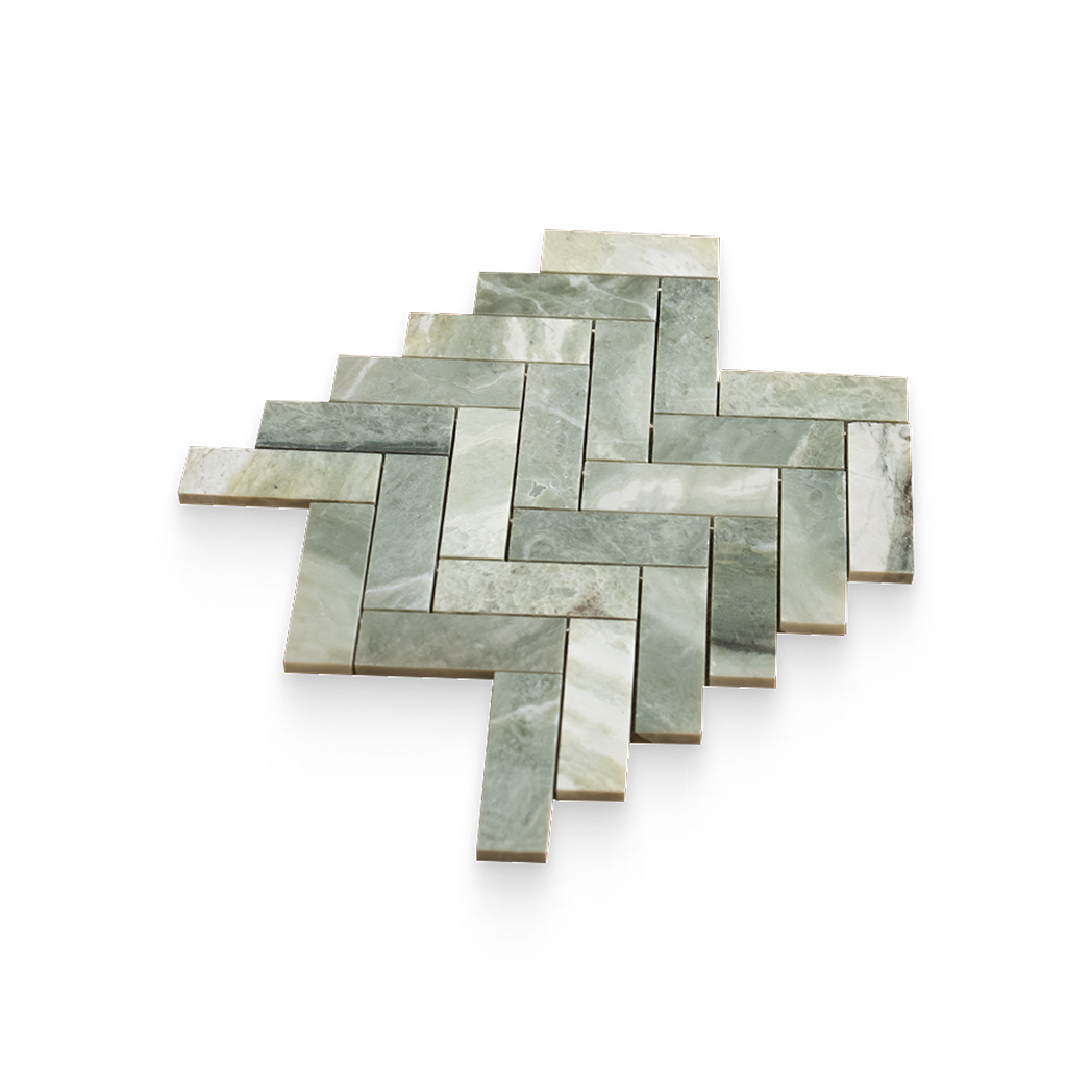 Verde Matcha Marble Mosaic