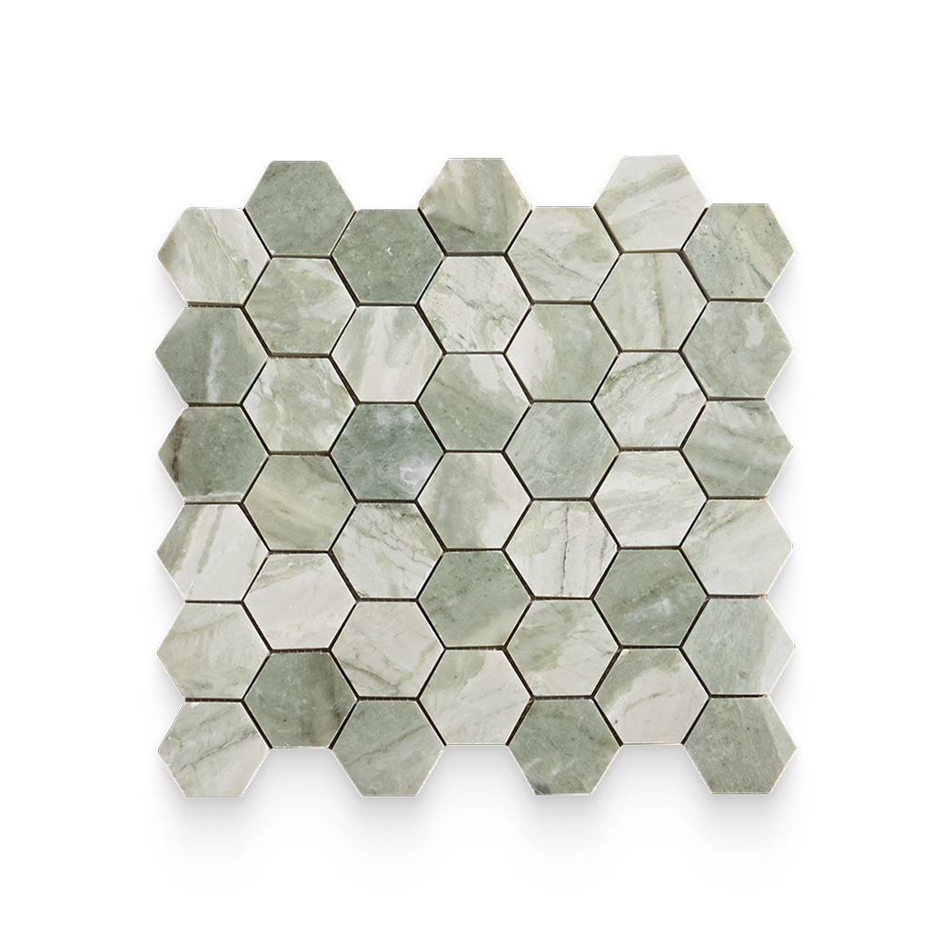 Verde Matcha Marble Mosaic