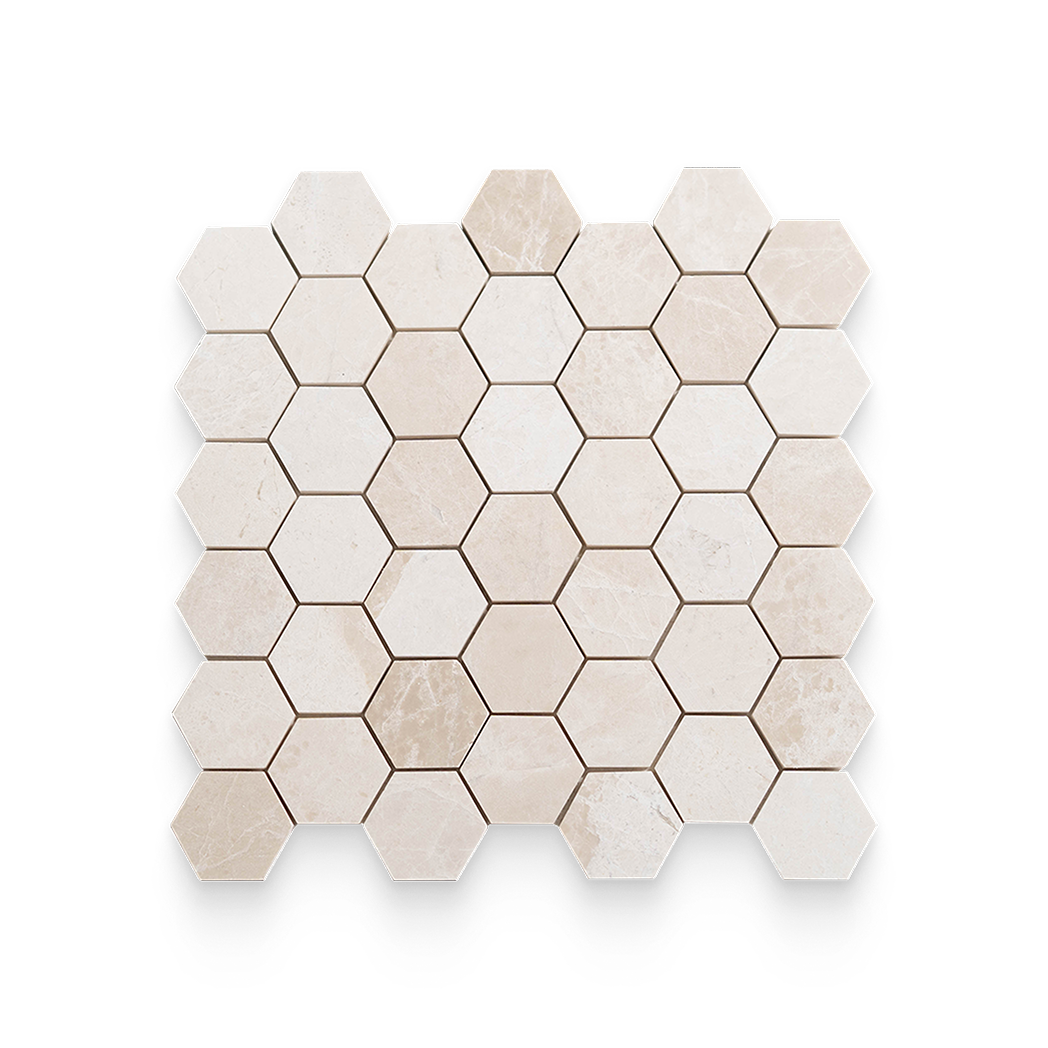 Vanilla Cream Marble Mosaic