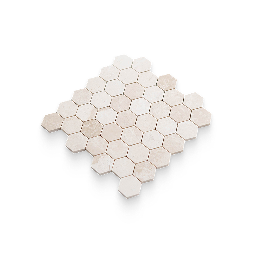 Vanilla Cream Marble Mosaic