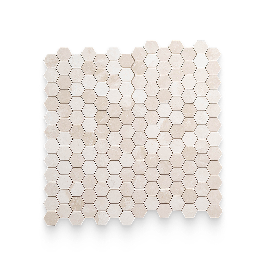 Vanilla Cream Marble Mosaic