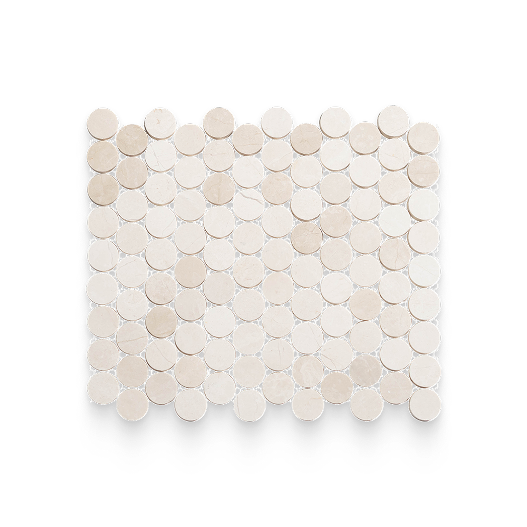 Vanilla Cream Marble Mosaic
