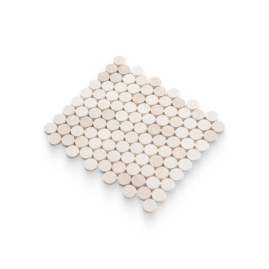 Vanilla Cream Marble Mosaic