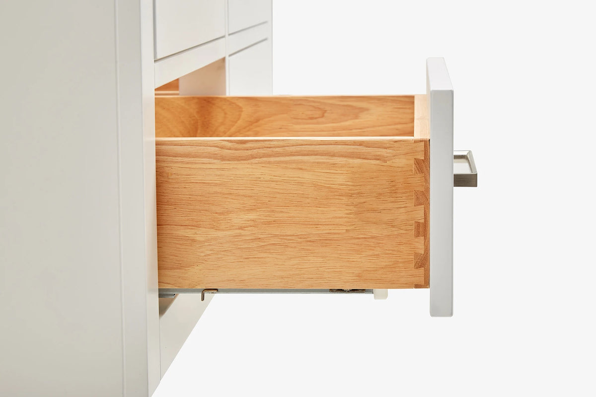 Ariel hutton 36 in.rectangle sink floating wall vanity with white quartz countertop in white