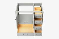 Ariel cambridge 36 in. left offset single sink base cabinet