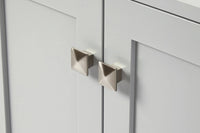 Ariel cambridge 36 in. left offset single sink base cabinet
