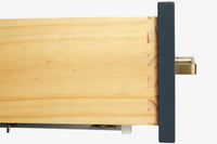 Ariel cambridge 36 in. left offset single sink base cabinet