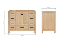Ariel cambridge 42 in. single sink base cabinet