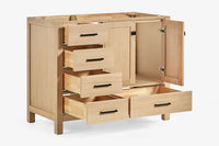 Ariel cambridge (42") right offset single sink base cabinet.