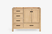 Ariel cambridge (42") right offset single sink base cabinet.