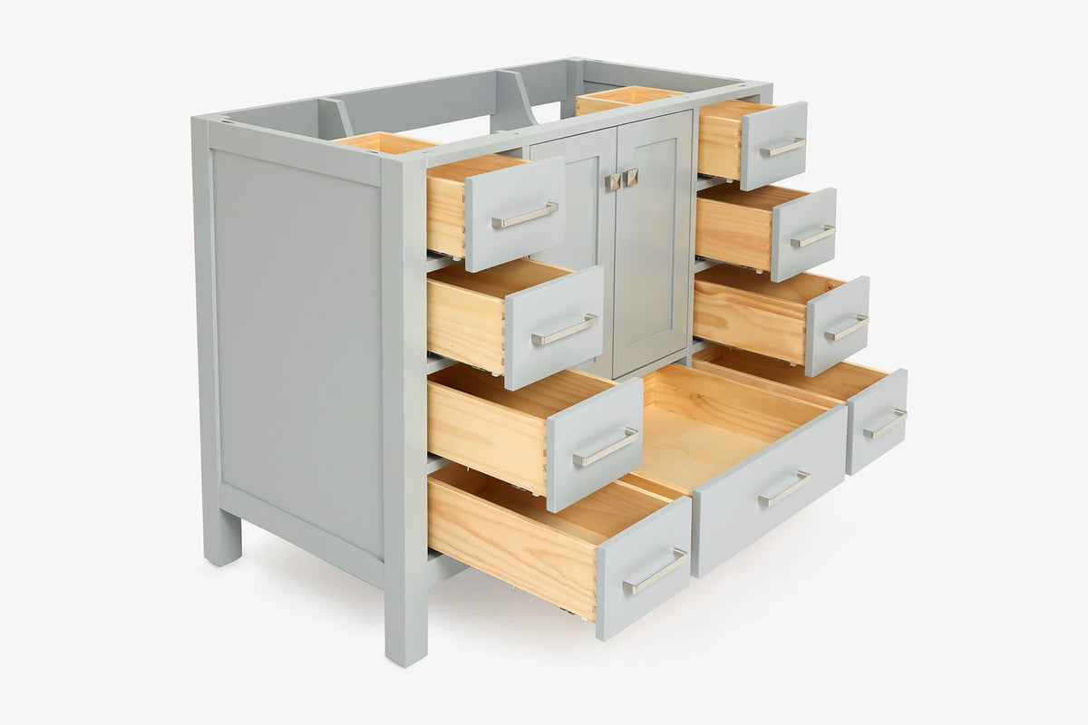 Ariel cambridge 42 in. single sink base cabinet
