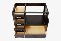 Ariel cambridge (42") right offset single sink base cabinet.