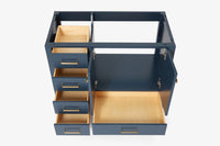 Ariel cambridge (42") right offset single sink base cabinet.