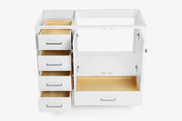 Ariel cambridge (42") right offset single sink base cabinet.
