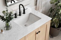 Ariel cambridge (43 inch, 42 inch) right offset single rectangular sink bathroom vanity with marble countertop (0.75 inch, 1.5 inch, 2 inch).