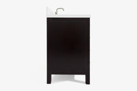 Ariel cambridge 42-43 in. single rectangle sink vanity with( 0.75, 1.5 ,2) in countertop