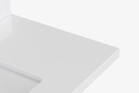 Ariel cambridge 42-43 in. single rectangle sink vanity with( 0.75, 1.5 ,2) in countertop