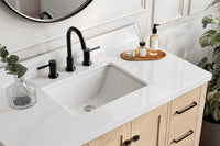 Ariel cambridge 42-43 in. single rectangle sink vanity with( 0.75, 1.5 ,2) in countertop