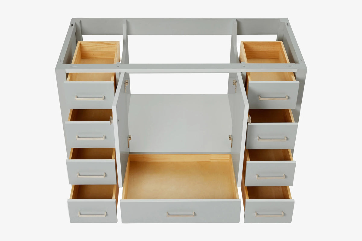 Ariel cambridge 48 in. single sink base cabinet