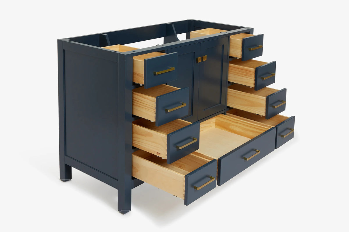 Ariel cambridge 48 in. single sink base cabinet