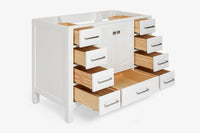 Ariel cambridge 48 in. single sink base cabinet.