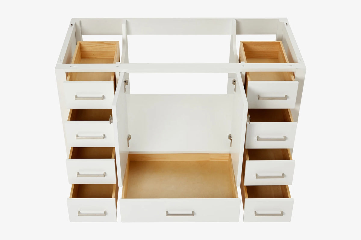 Ariel cambridge 48 in. single sink base cabinet.