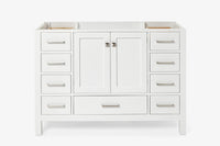 Ariel cambridge 48 in. single sink base cabinet.
