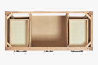 Ariel cambridge( 48"& 49") single rectangle sink  Bathroom vanity with carrara  marble (0.75 in, 1.5 in, 2 in) countertop
