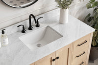 Ariel cambridge( 48"& 49") single rectangle sink  Bathroom vanity with carrara  marble (0.75 in, 1.5 in, 2 in) countertop