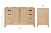 Ariel cambridge (54") single sink base cabinet
