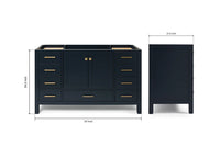 Ariel cambridge (54") single sink base cabinet