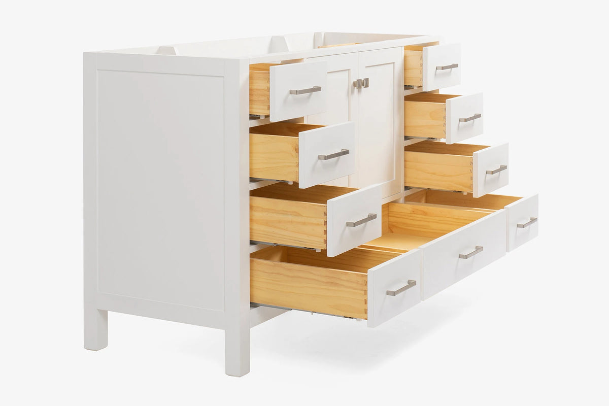 Ariel cambridge (54") single sink base cabinet